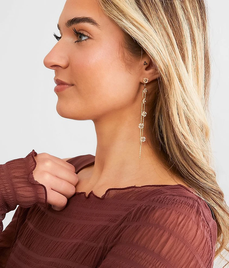 Flower Bead Earring