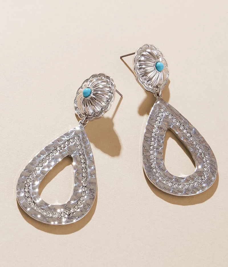 Hammered Western Earring