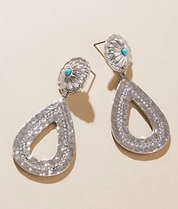 Hammered Western Earring