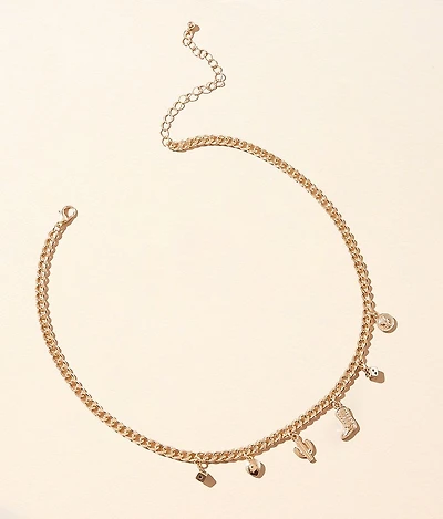 Multi Western Charm Necklace