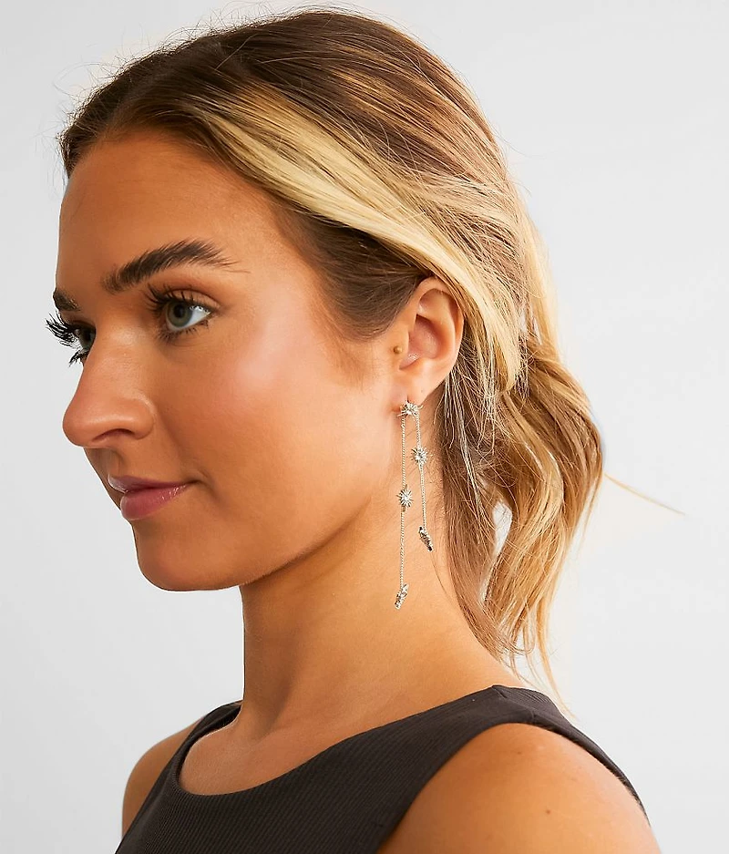 Starburst Linear Earring
