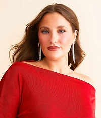 Glitz Fringe Earring