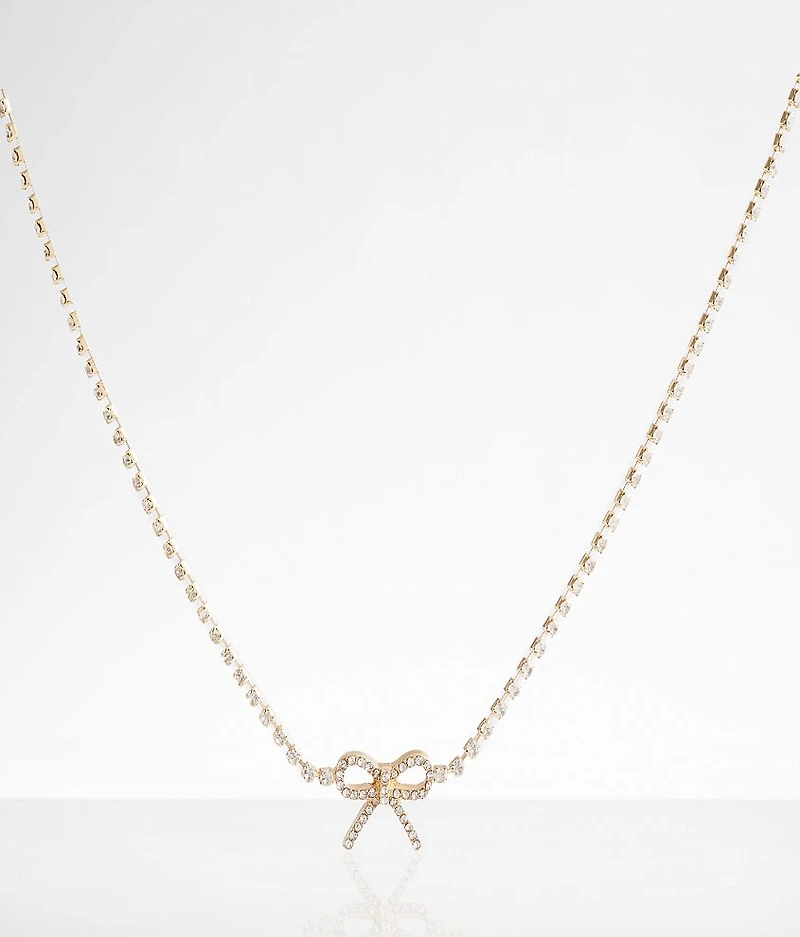 Glitz Bow Necklace