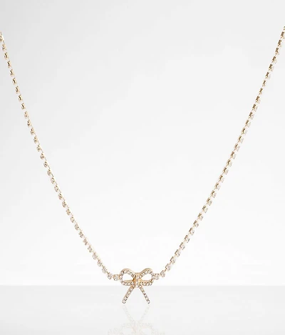 Glitz Bow Necklace