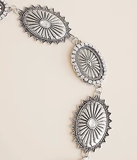 Glitz Concho Chain Belt