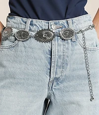 Glitz Concho Chain Belt
