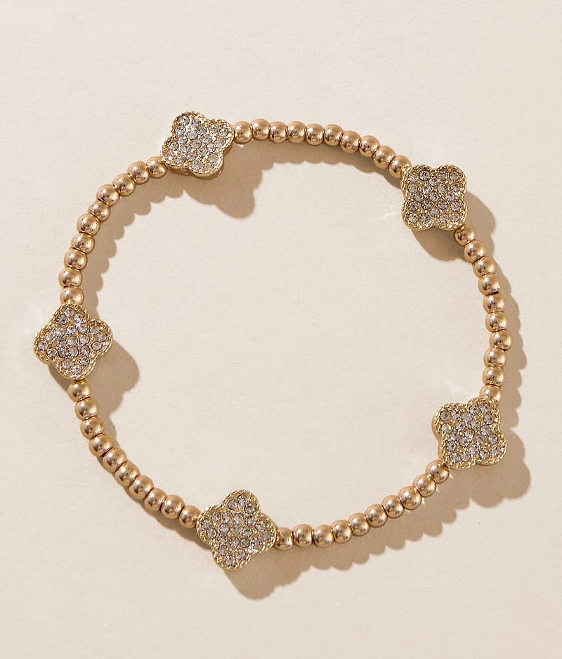 Glitz Clover Bracelet