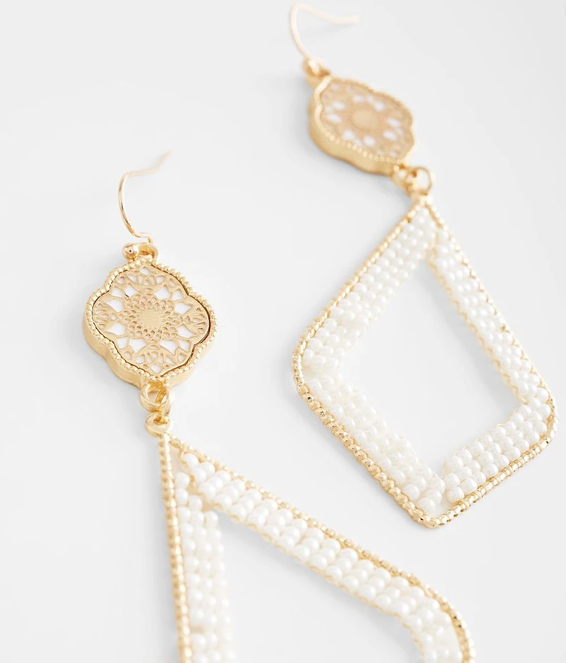 Beaded Drop Earring