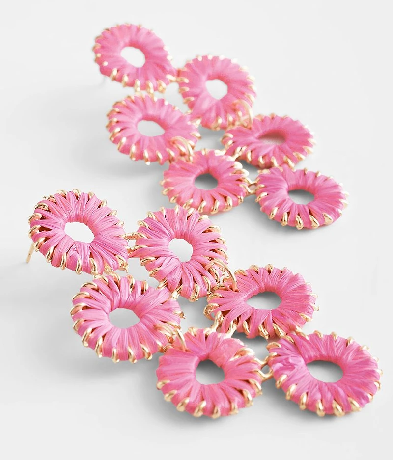 Rafia Statement Earring