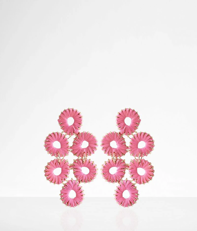 Rafia Statement Earring