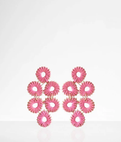 Rafia Statement Earring