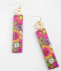Retro Floral Earring