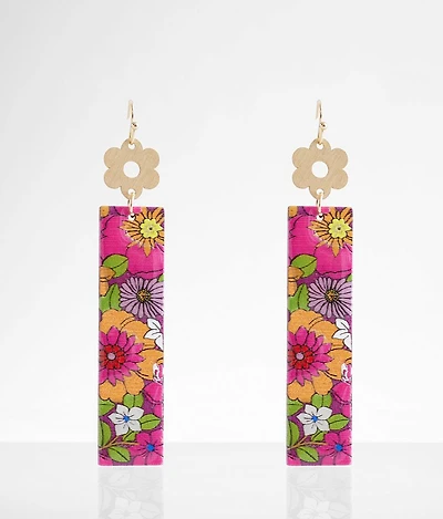 Retro Floral Earring