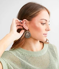 Western Turquoise Drop Earring