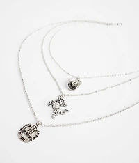 Western Charm Tiered Necklace