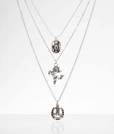 Western Charm Tiered Necklace