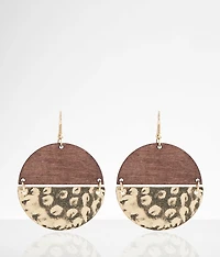 Hammered Metal Earring