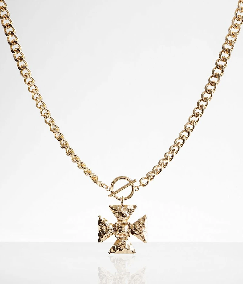 Chunky Cross Necklace