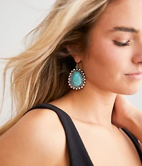 Western Turquoise Drop Earring