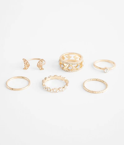 Pack Glitz Ring Set