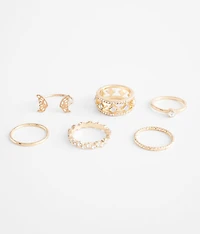 Pack Glitz Ring Set