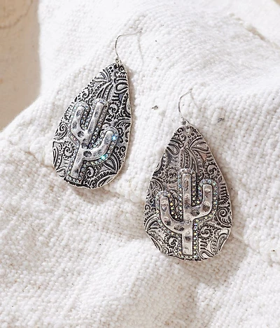 Cactus Drop Earring