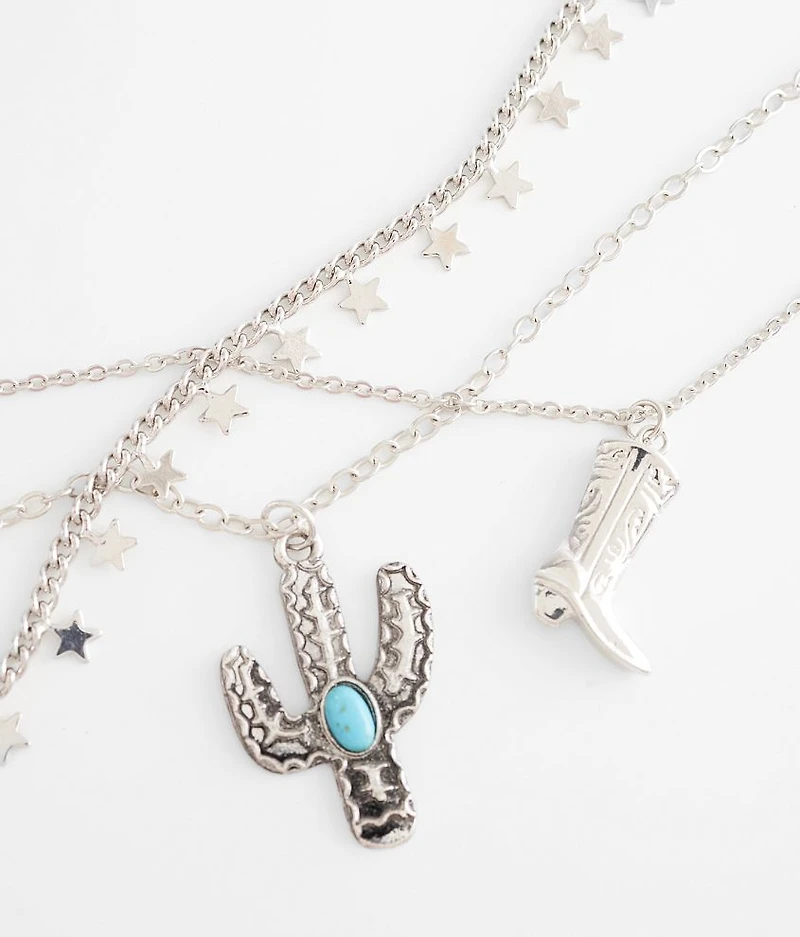 3 Pack Western Necklace Set