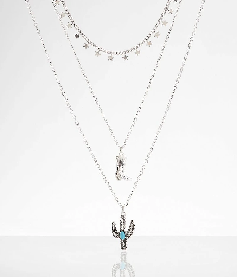 3 Pack Western Necklace Set