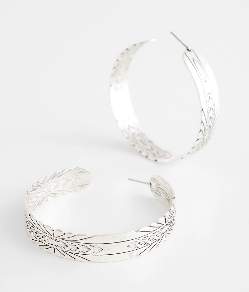 Western Hoop Earring