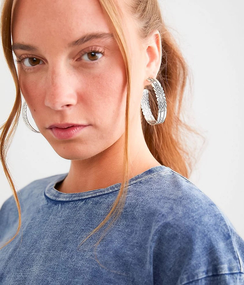 Western Hoop Earring