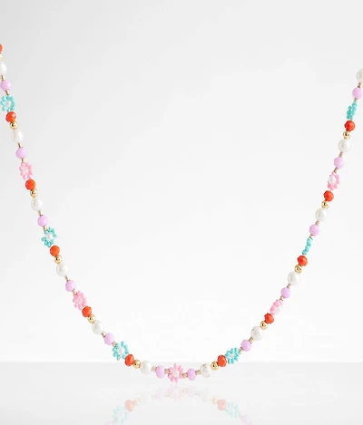 Floral Bead Necklace