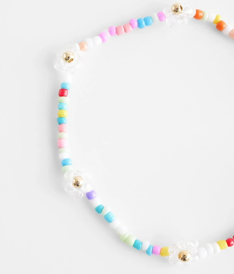 Floral Bead Bracelet
