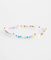 Floral Bead Bracelet