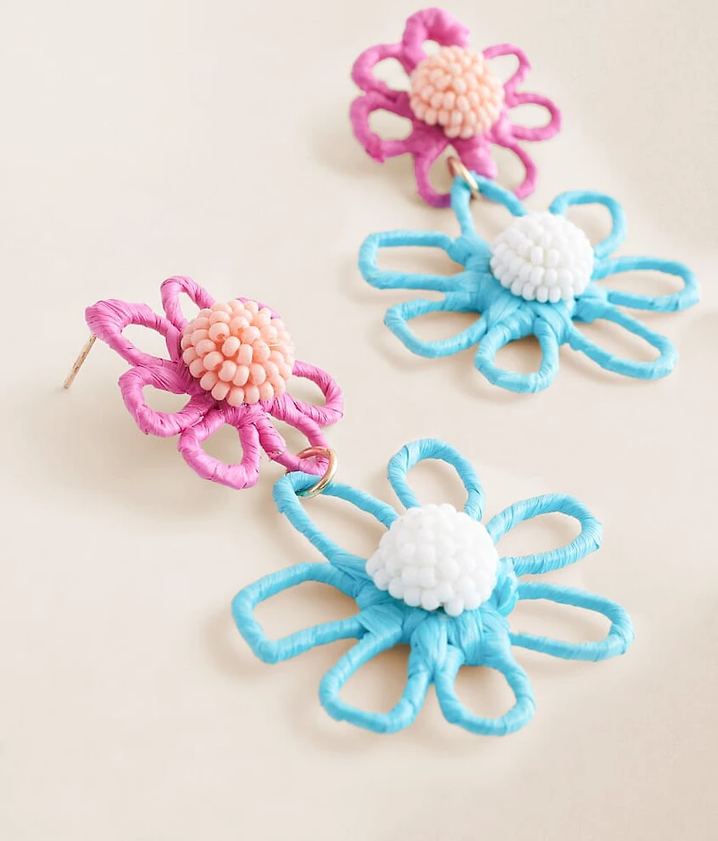 Wrapped Flower Earring