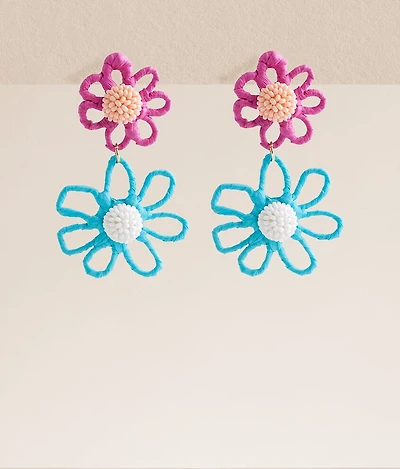 Wrapped Flower Earring