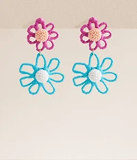 Wrapped Flower Earring