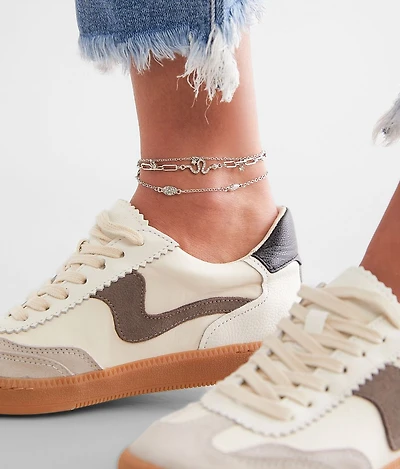 3 Pack Snake Ankle Bracelet Set