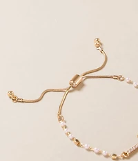 Glitz Cross Slider Bracelet
