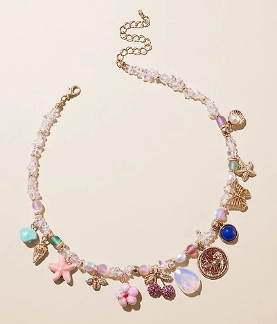 Beaded Charm Necklace