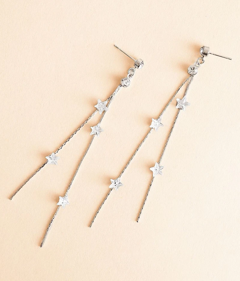 Glitz Star Fringe Earring