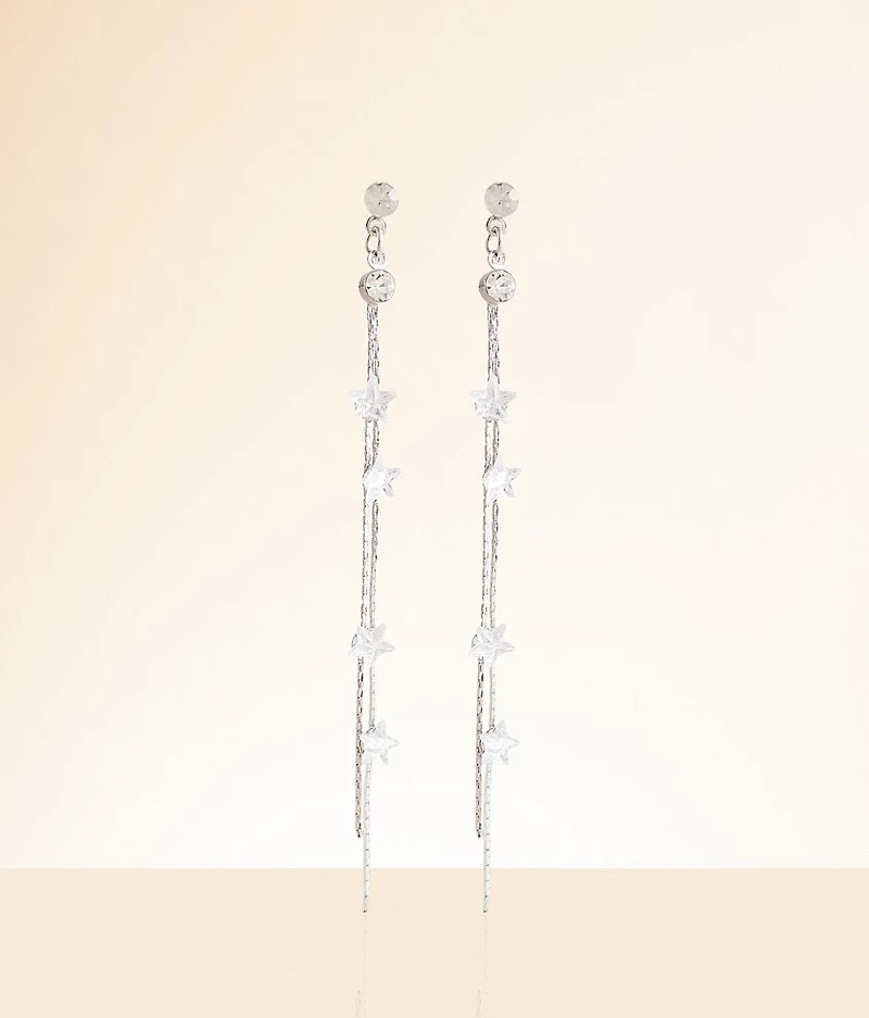 Glitz Star Fringe Earring