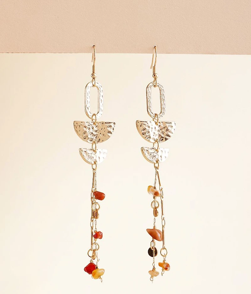 Stone Drop Earring
