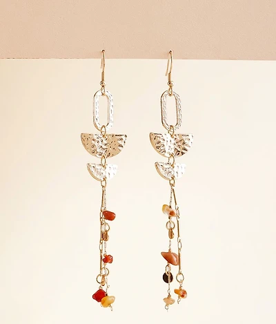 Stone Drop Earring