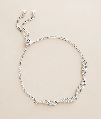 Lightning Bolt Slider Bracelet