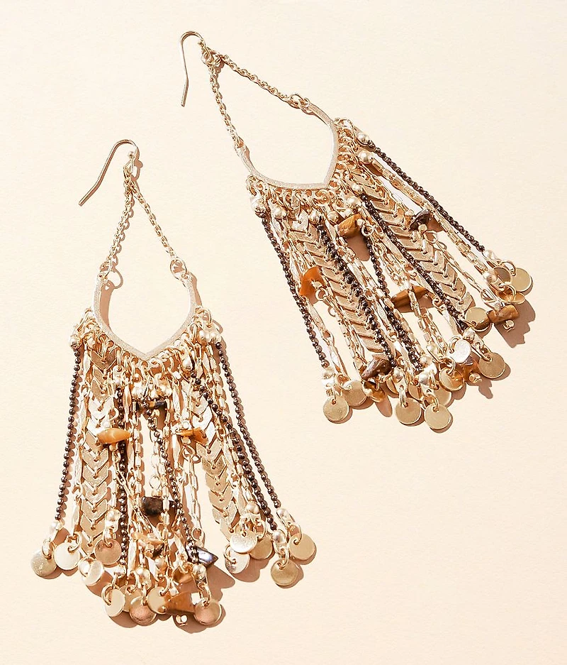 Fringe Glitz Drop Earring