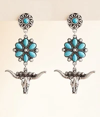 Turquoise Western Earring