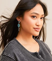 Turquoise Western Earring