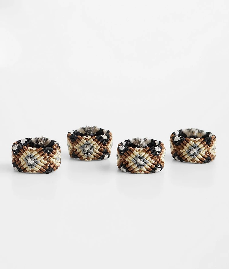 4 Pack Braided Bands