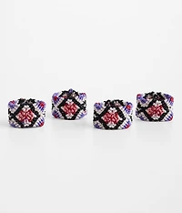 4 Pack Braided Bands