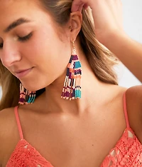 Fringe Drop Earring